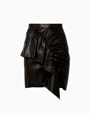 Jupe en cuir Nela